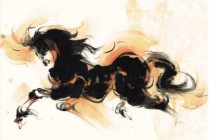 雄力精进 / Strive for progress with vigor and determination